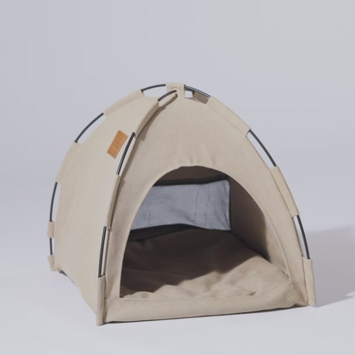 Tent-Shaped Cat Bed